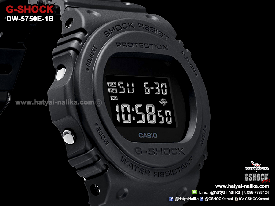 นาฬิกา Casio G-Shock DIGITAL DW-5750E series รุ่น DW-5750E-1B ของแท้ รับประกัน1ปี
