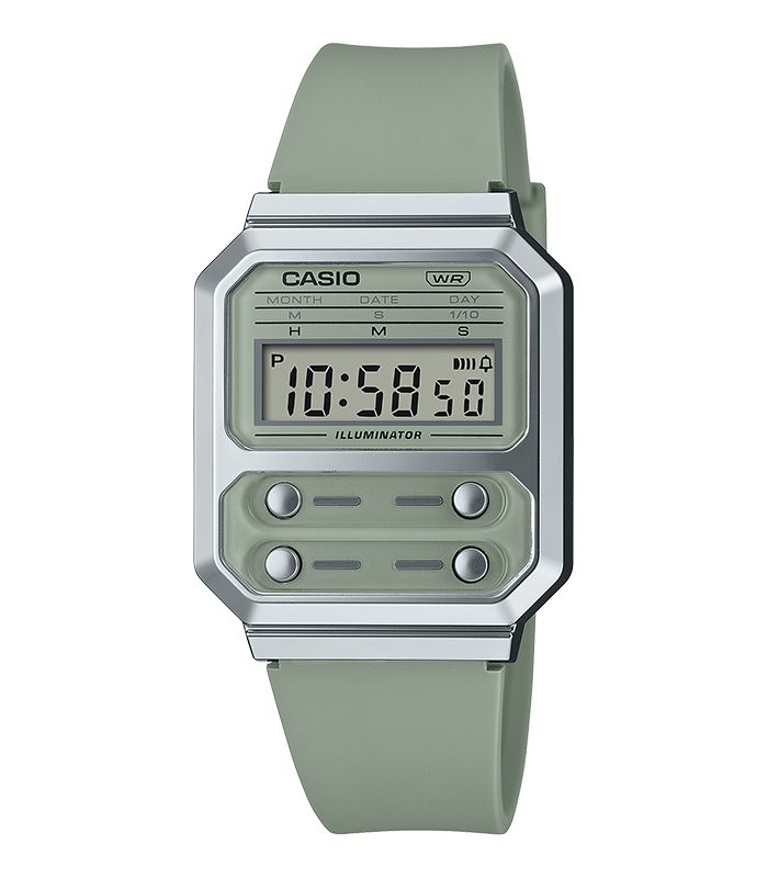 นาฬิกา คาสิโอ Casio DIGITAL Vintage A100 series รุ่น A100WEF-3A ของแท้ รับประกัน1ปี