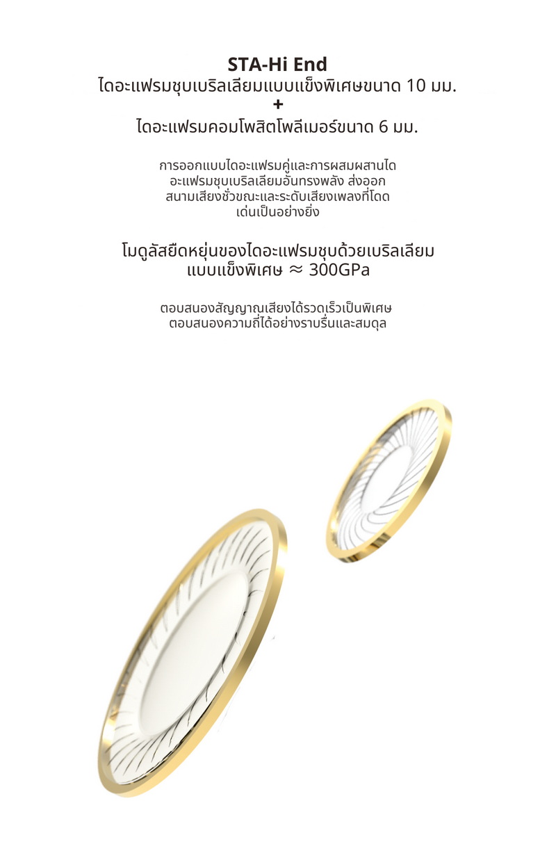 Ear Acoustic Audio STA-Hi End หูฟัง IEMs 2 ไดรเวอร์ Dynamic เสียงโปร่งใส ประกันศูนย์ไทย