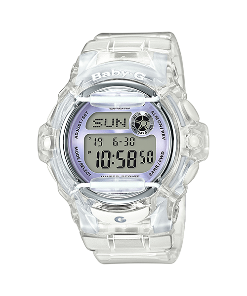 นาฬิกา Casio Baby-G STANDARD DIGITAL รุ่น BG-169R-7E (Jelly ขาวม่วง) ของแท้ รับประกัน 1 ปี