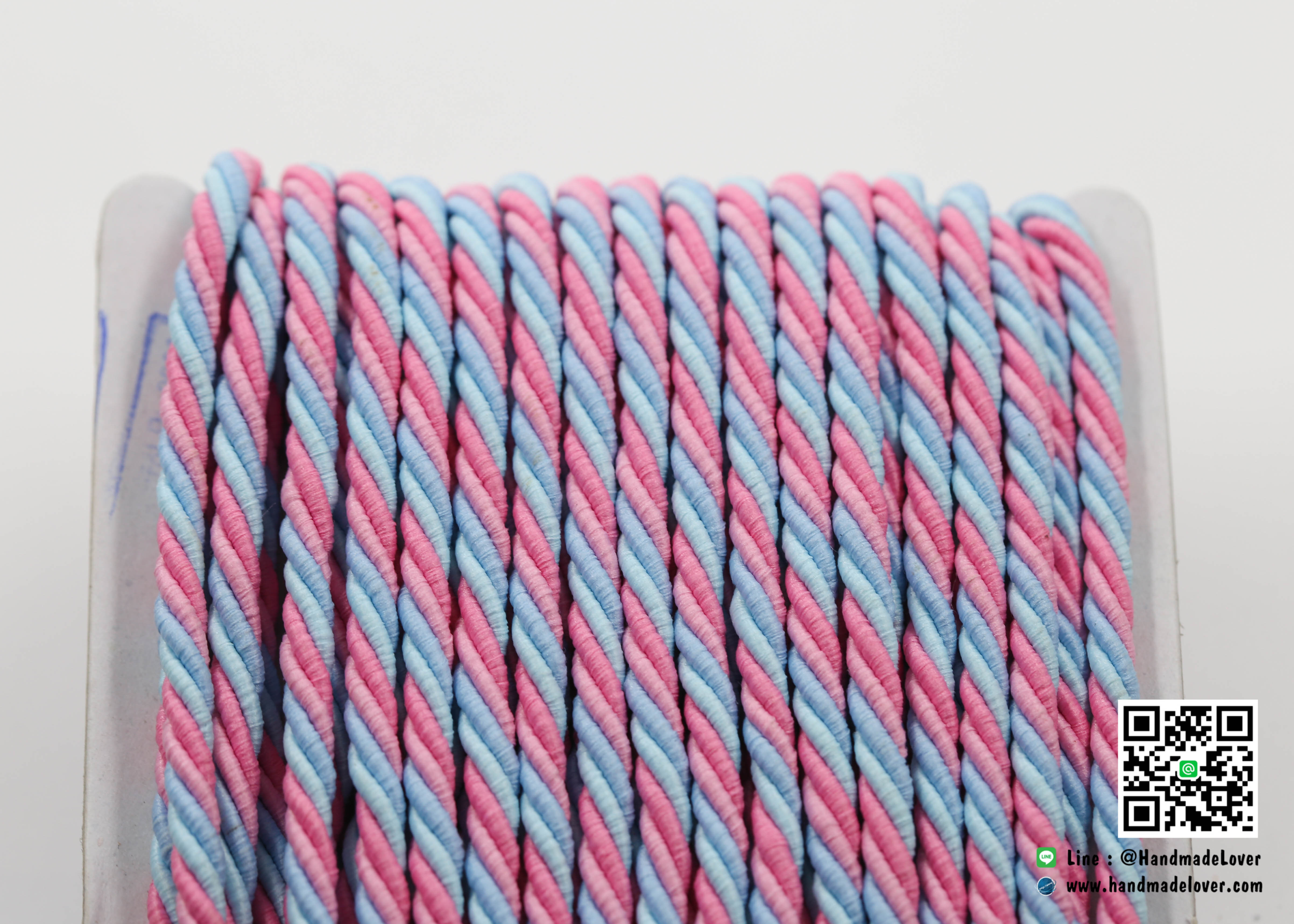 เชือกเกลียว สีพาสเทล ขนาด 5 mm.