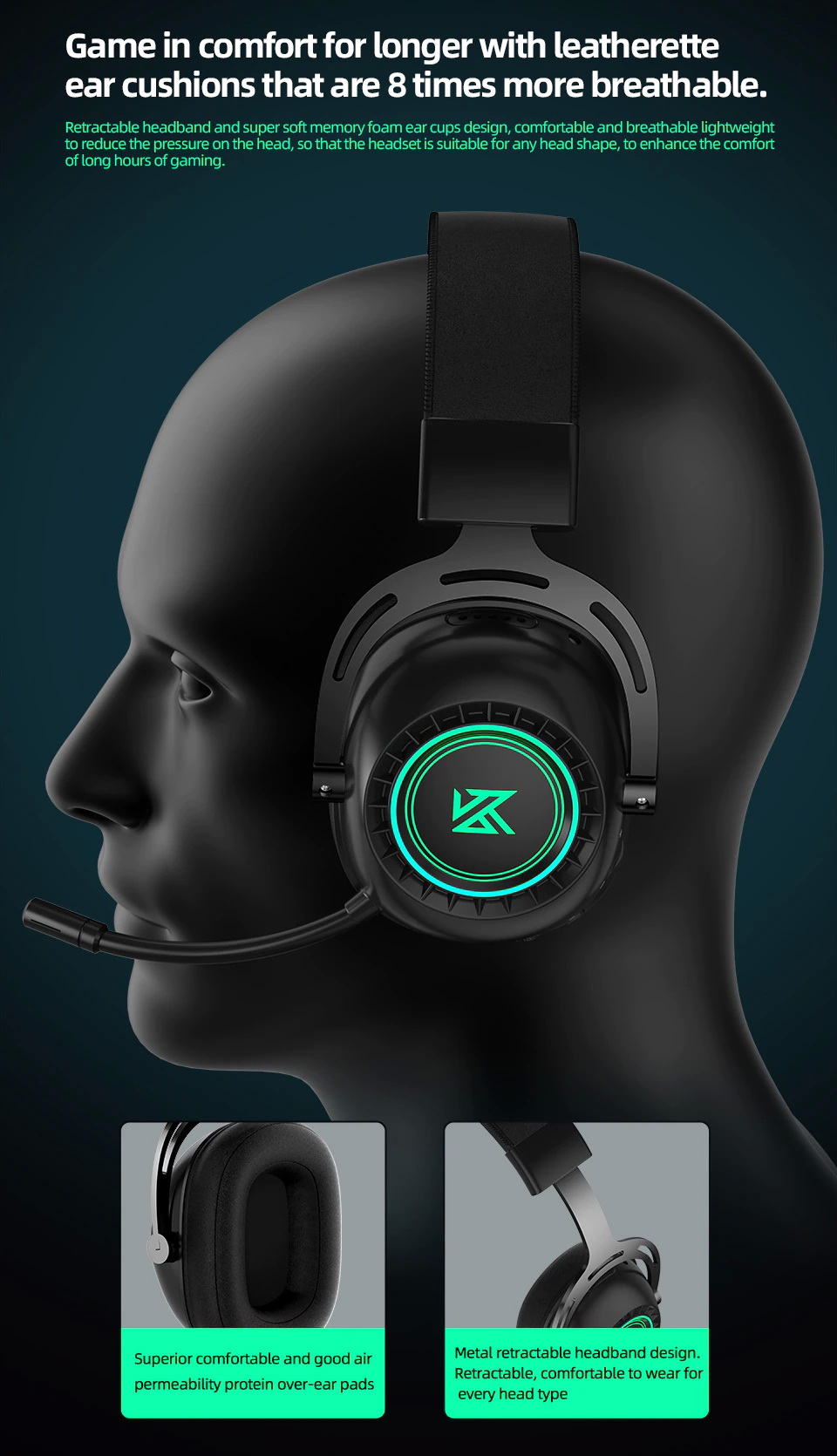 ขาย KZ GP20 หูฟัง Wireless Headphone ราชันย์แห่งเกม ประกันศูนย์ไทย