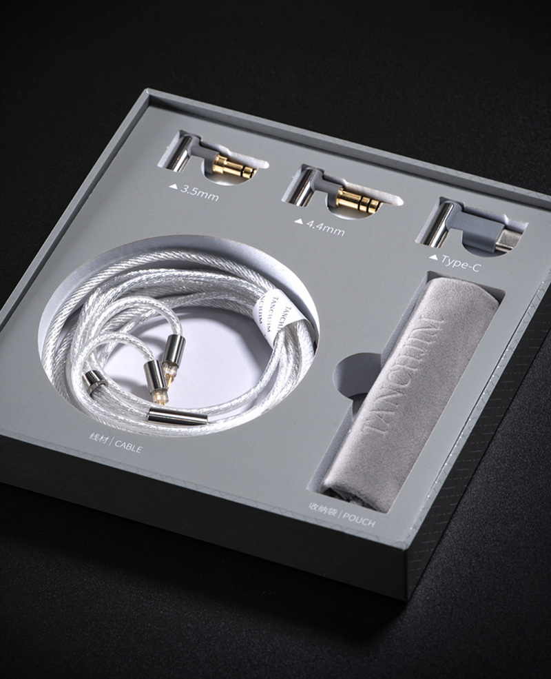 TANCHJIM CableX สายอัพเกรดโลหะผสม ทองแดง ชุบเงิน ถอดเปลี่ยนปลั๊กได้ ประกันศูนย์ไทย