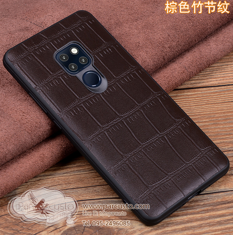 เคสหนังวัว Huawei Mate 20, Mate 20 PROและ Mate 20x (กรุณาระบุ) [แบบปิดแค่หลัง] จาก Wobiloo [Pre-order]
