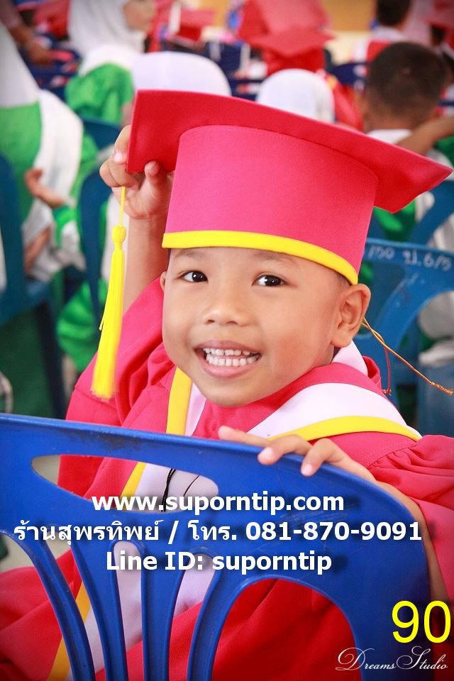 จำหน่ายชุดบัณฑิตน้อย ชมพู ขาว เหลือง,ชุดครุยอนุบาล,ชุดครุยประถม,ชุดรับปริญญาเด็ก