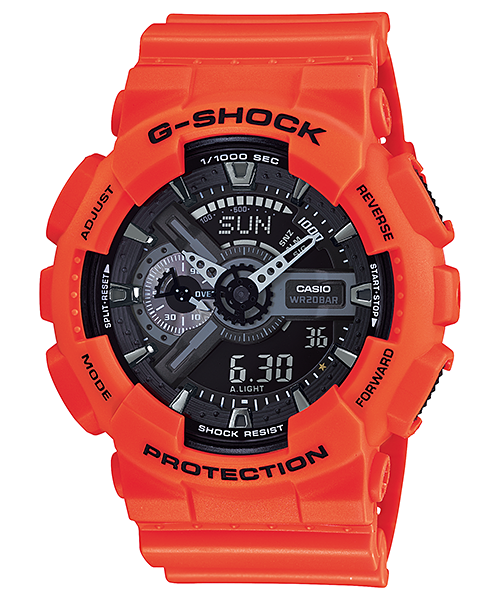 นาฬิกา คาสิโอ Casio G-Shock Limited Rescue Orange Series รุ่น GA-110MR-4A สีส้มนักดับเพลิง