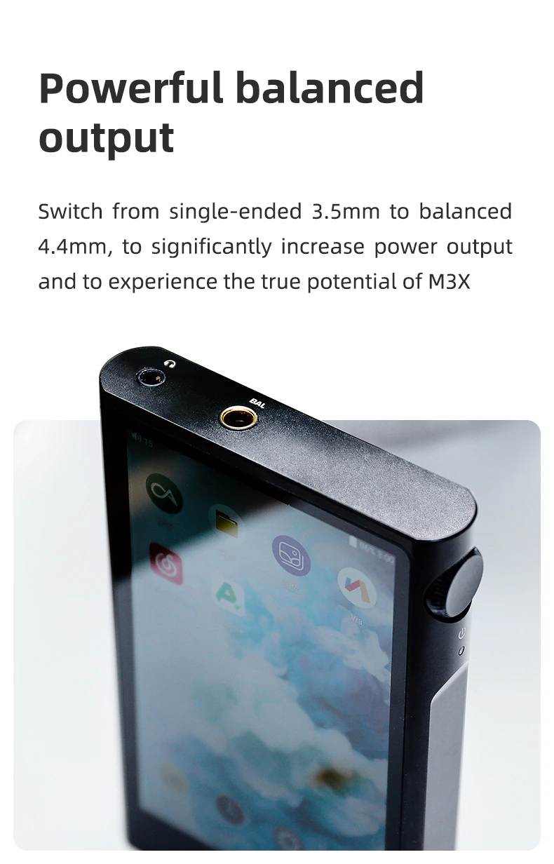 ขาย Shanling M3X Dap พกพาระบบ Android รุ่นล่าสุดรองรับ MQA