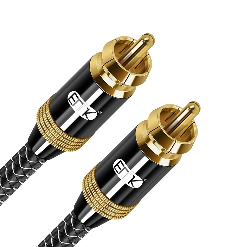 ERTK PremiumCoaxial สายสัญญาณแบบ SPDIF 5.1 โคแอคเชียล รองรับ เครื่องขยายเสียง ซับวูฟเฟอร์ ทีวี ประกันศูนย์ไทย