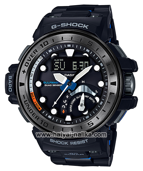 นาฬิกา Casio G-Shock GULFMASTER Quad Sensor สายข้อแข็งแบบกำไล รุ่น GWN-Q1000MCA-1A (ไม่วางขายในไทย) ของแท้ รับประกัน1ปี