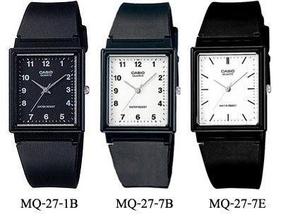 นาฬิกา คาสิโอ Casio Analog'men รุ่น MQ-27-7E