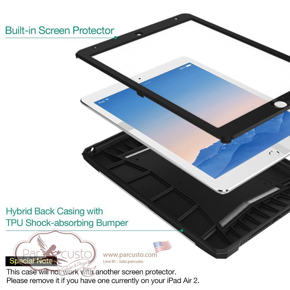 เคสกันกระแทก Apple iPad Air 2 Kickstand จาก ESR