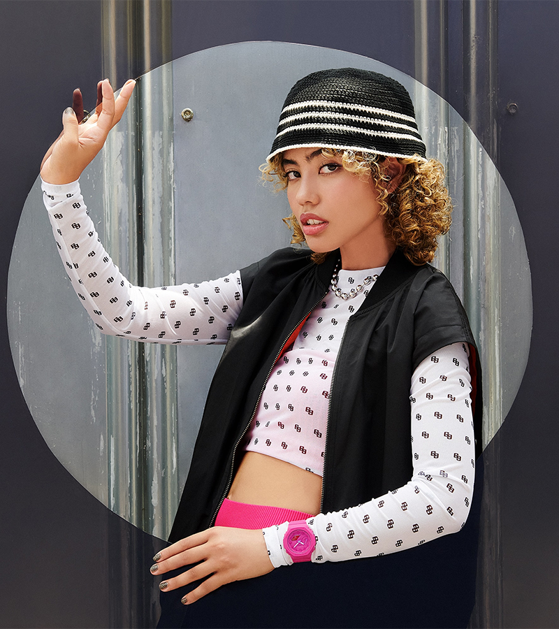 นาฬิกา Casio G-Shock Women ไซส์มินิ GMA-S2100P Pink series รุ่น GMA-S2100P-4A ของแท้ รับประกัน1ปี