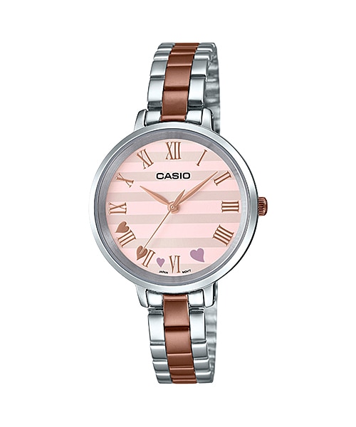 นาฬิกา Casio STANDARD Analog-Ladies' รุ่น LTP-E160RG-4A ของแท้ รับประกัน 1 ปี