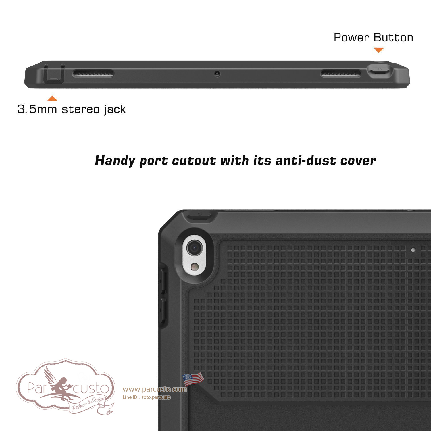เคสกันกระแทก Apple New iPad Pro 12.9 2017 [Heavy Duty] จาก MoKo [หมด]