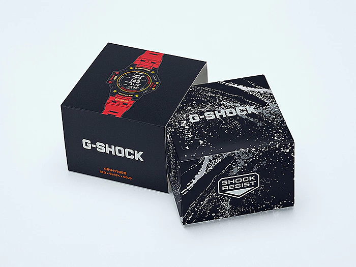 นาฬิกา Casio G-Shock G-SQUAD Heart rate monitor & GPS GBD-H1000 series รุ่น GBD-H1000-4A1 ของแท้ รับประกัน1ปี