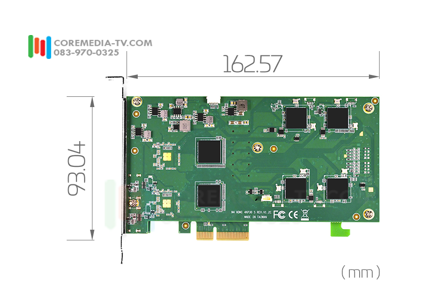 HDMI 4K 4-Channel PCIe×4 Capture Card