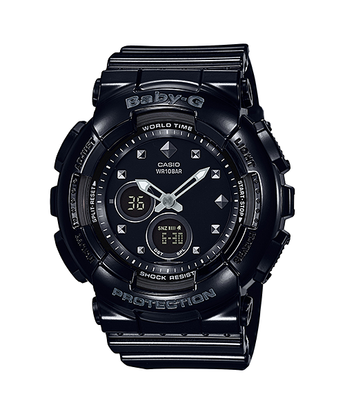 นาฬิกา Casio Baby-G Standard ANALOG-DIGITAL รุ่น BA-125-1A (สีดำล้วน) ของแท้ รับประกัน1ปี