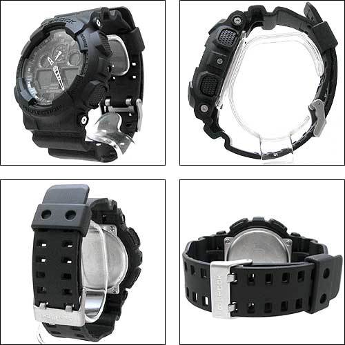 นาฬิกา คาสิโอ Casio G-Shock Standard Analog-Digital Three-Eye Dial รุ่น GA-100-1A1DR (DARK KNIGHT)