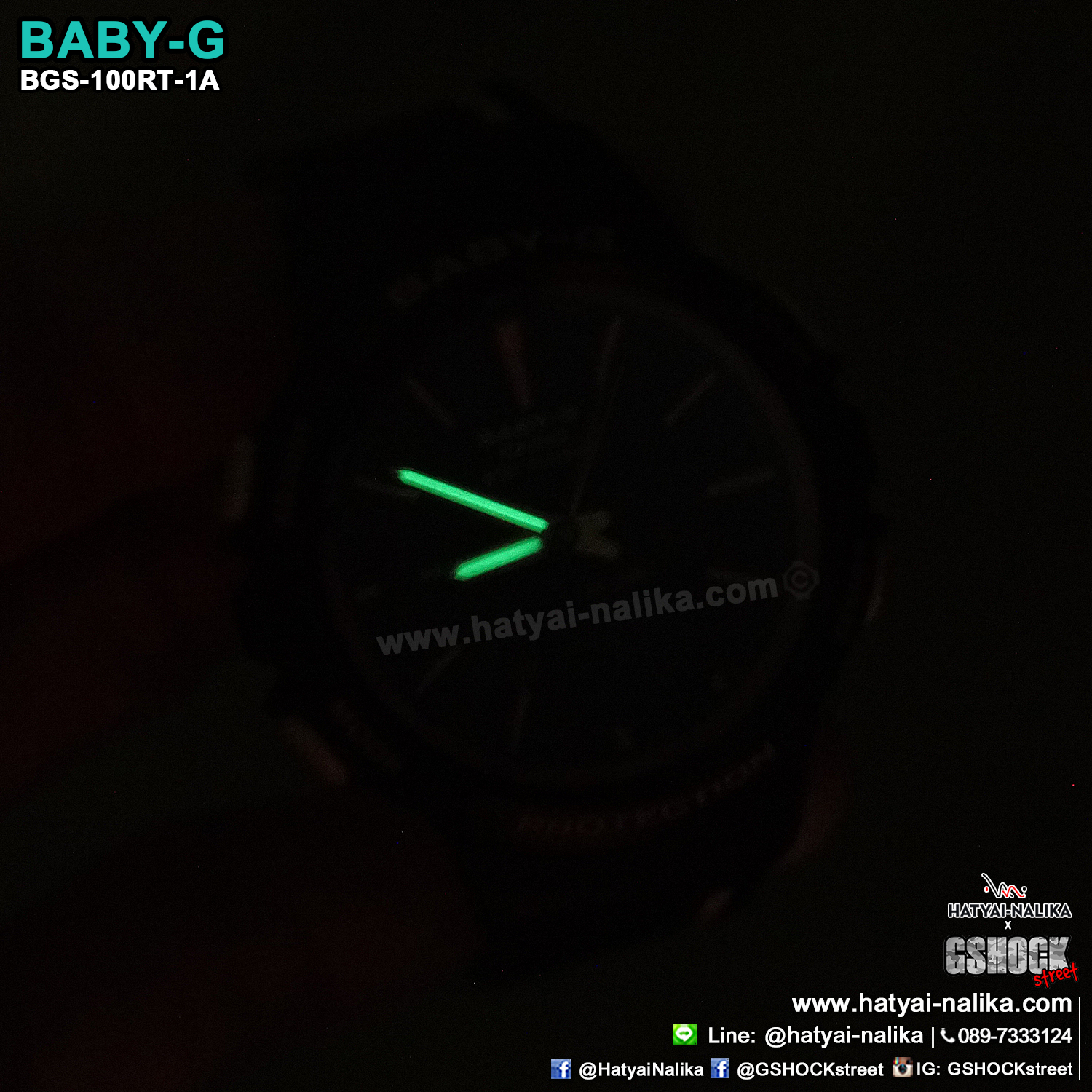 นาฬิกา Casio Baby-G for Running BGS-100RT Running Trendy series รุ่น BGS-100RT-1A ของแท้ รับประกัน1ปี