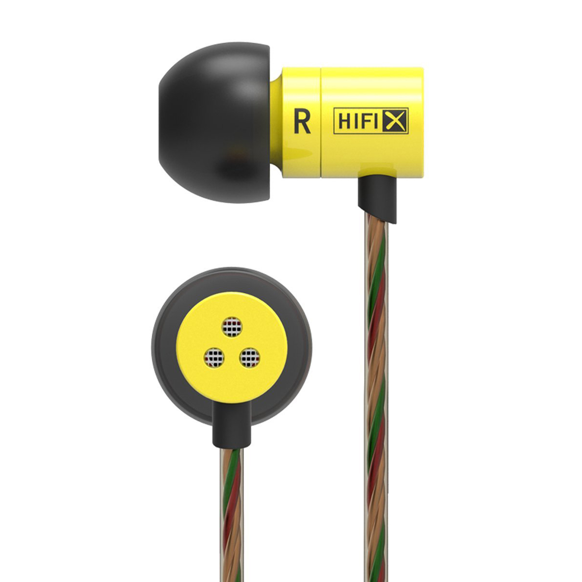 ขาย KZ HDS1 หูฟังอินเอียร์แนวใหม่จิ๋วแต่แจ๋ว ให้คุณภาพเสียงระดับ HD (สีเหลือง)