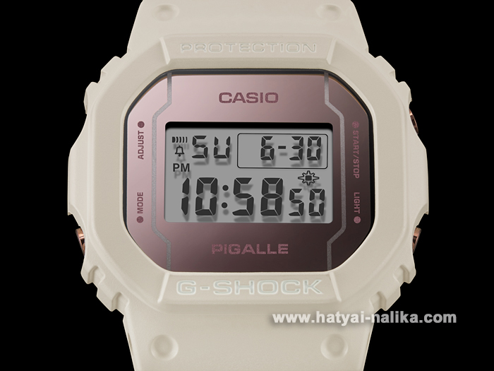 นาฬิกา Casio G-SHOCK x PIGALLE Limited model 35th Anniversary Collaboration series รุ่น DW-5600PGW-7 ของแท้ รับประกัน1ปี
