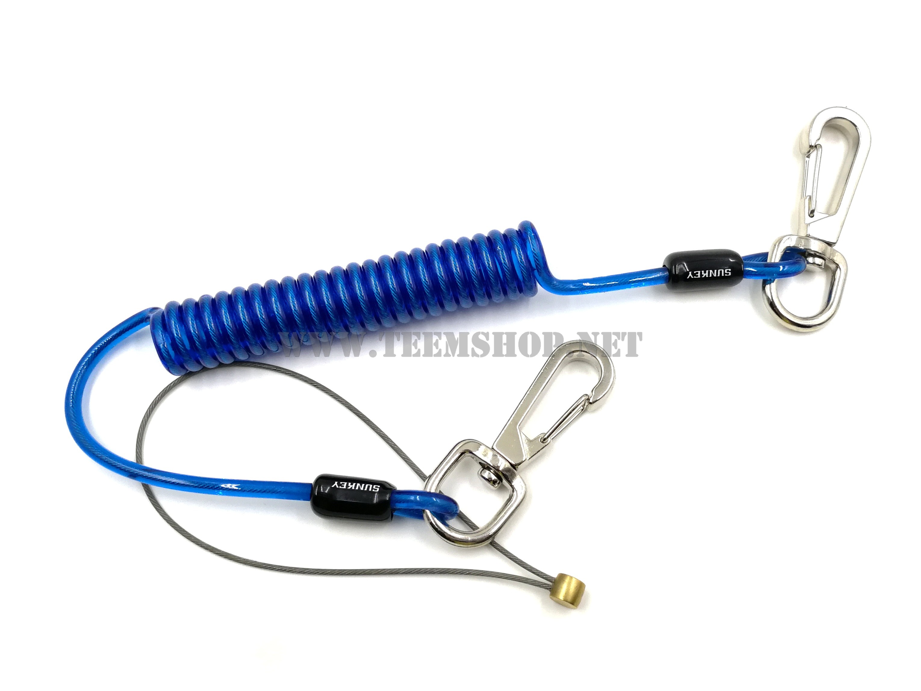 SUNKEY สายสลิงขดสปริงยึดเครื่องมือ 3 kg NO.SK-1003 สีน้ำเงิน