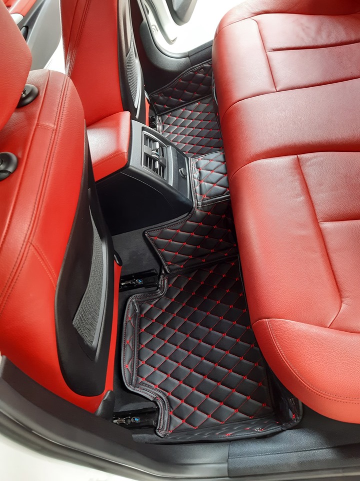 พรมรถยนต์ 6 D รถ BMW Serie 3 รหัส F30 ปี 2013-2018 ชุดภายในห้องโดยสาร จำนวน 3 ชิ้น