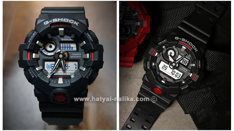 นาฬิกา คาสิโอ Casio G-Shock Standard ANALOG-DIGITAL รุ่น GA-700-1A ของแท้ รับประกัน 1 ปี