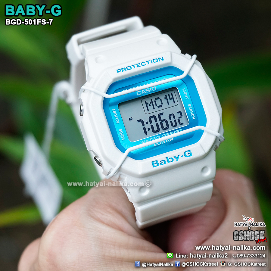 นาฬิกา Casio Baby-G BGD-501FS Vivid Fashion color series รุ่น BGD-501FS-7 ของแท้ รับประกัน1ปี
