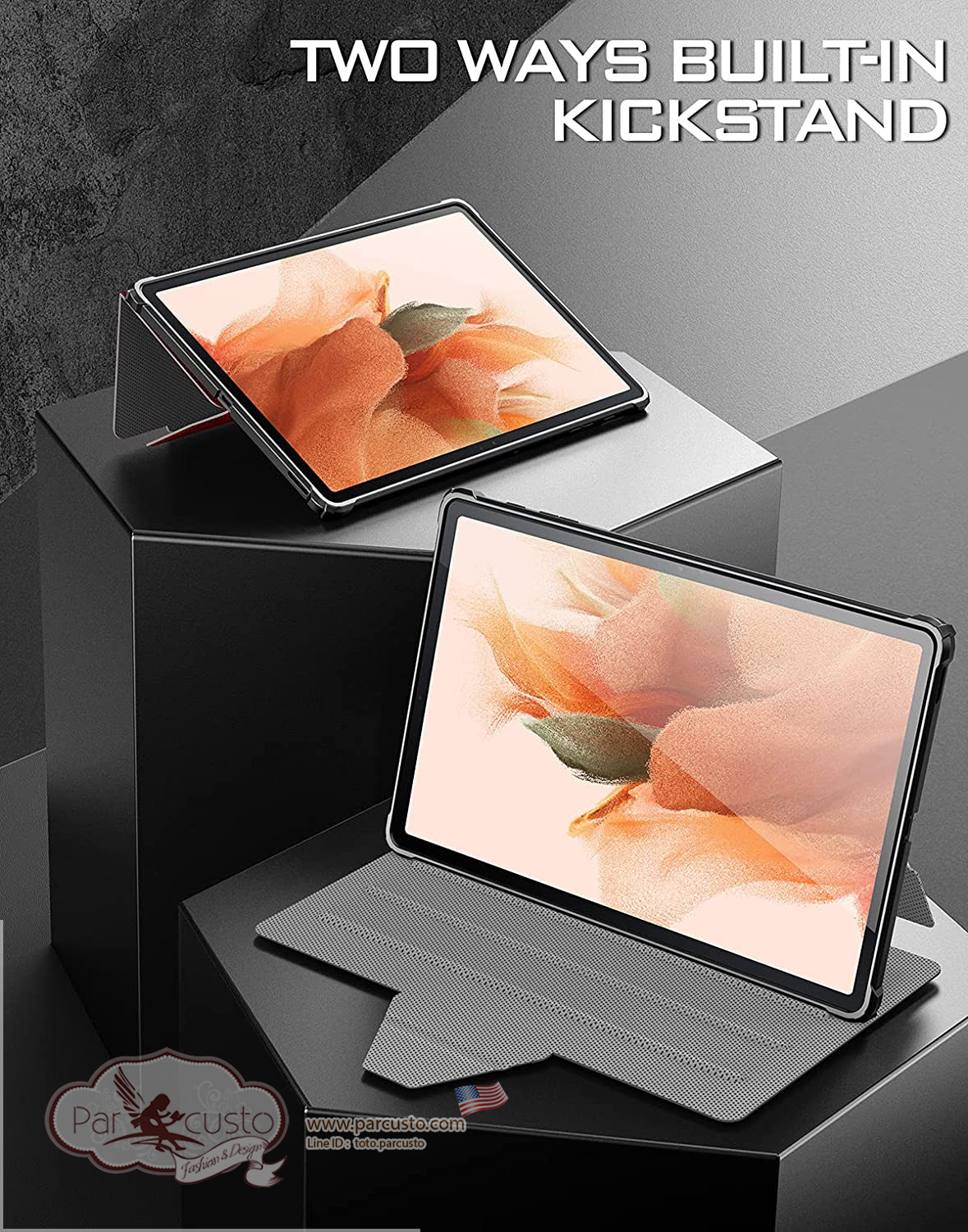 เคส Samsung Galaxy Tab S7 FE 12.4 inch 2021 [Explorer] จาก Poetic [หมด]