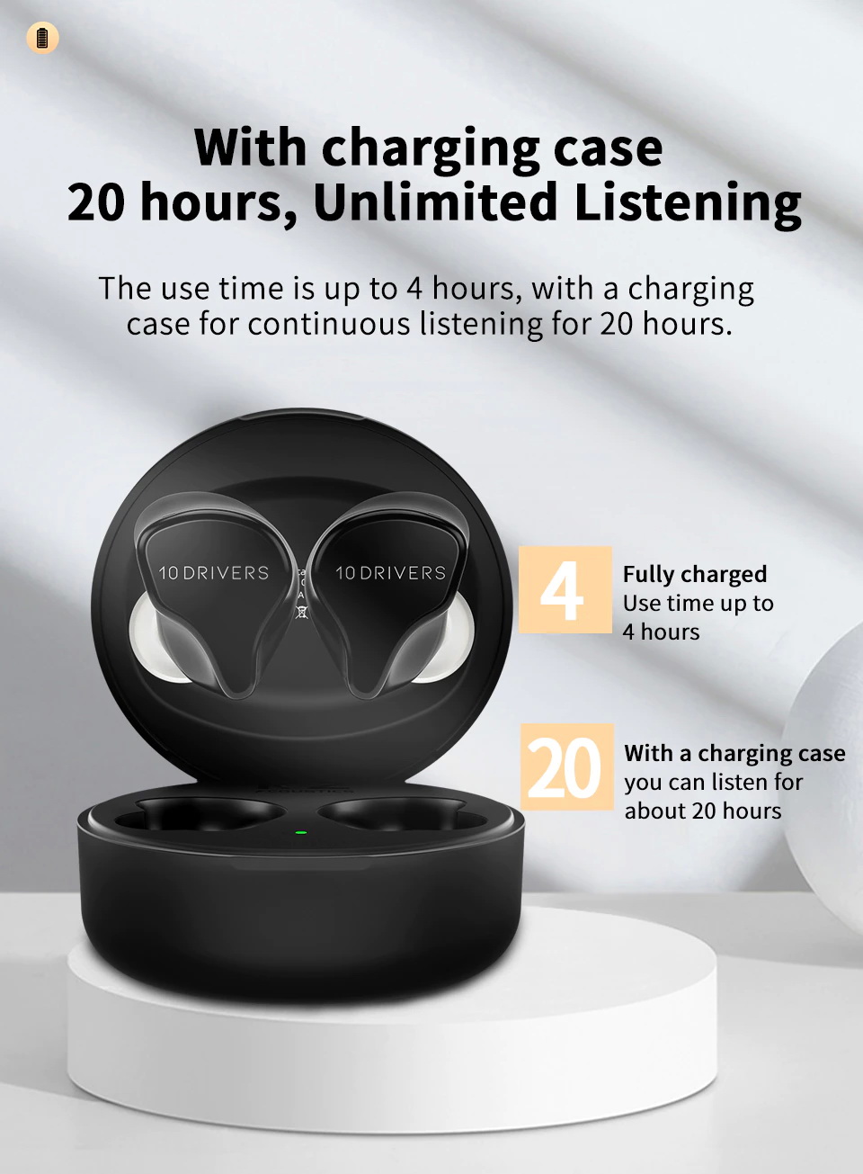 ขาย KZ VX10 หูฟัง TWS ไร้สาย 5 ไดรเวอร์ 4BA + 1DD ประกันศูนย์ไทย