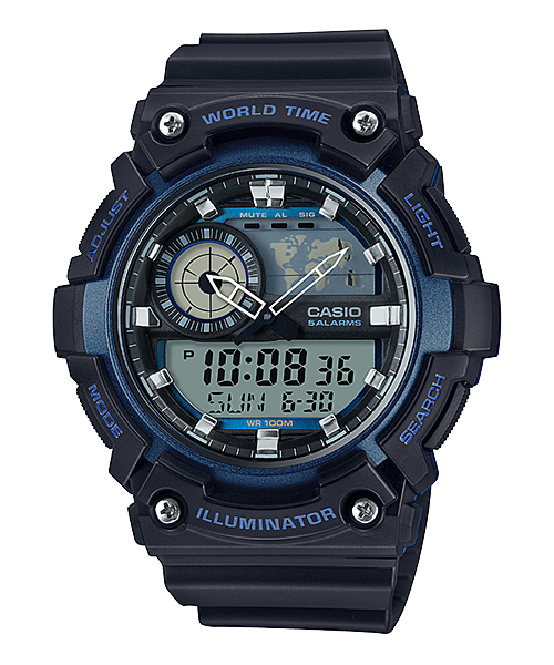 นาฬิกา Casio STANDARD Analog-Digital รุ่น AEQ-200W-2AV ของแท้ รับประกัน 1 ปี
