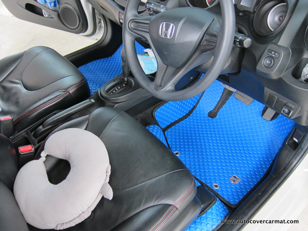 พรมปูพื้นรถยนต์ พรมกระดุม รถ HONDA JAZZ (GE) ปี 2008-2013 ชุดภายในห้องโดยสาร จำนวน 13 ชิ้น
