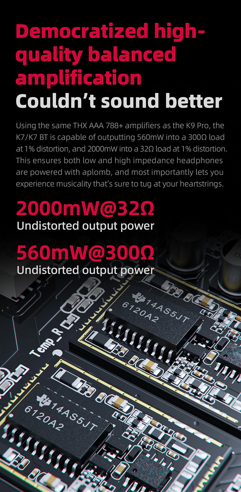 FiiO K7 BT True balanced Bluetooth DAC/Amp ตั้งโต๊ะ กำลังขับสูง ประกันศูนย์ไทย