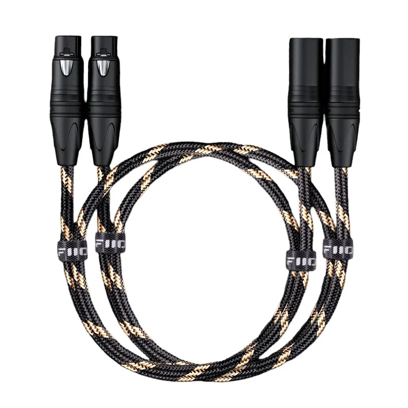 FiiO LX-XLR4L สายสัญญาณเสียง XLR ตัวผู้ถึงตัวเมีย 2 ชิ้น ยาว 150 ซม. ประกันศูนย์ไทย