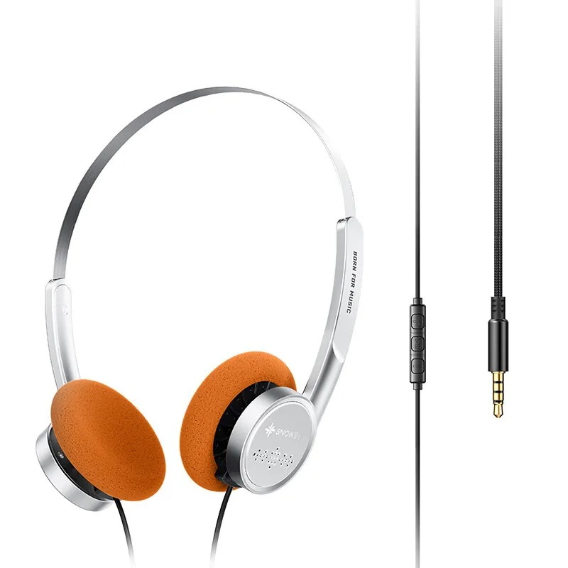 Snowsky Wind หูฟังครอบหูขนาดเล็ก สไตล์ย้อนยุค ไดรเวอร์ไดนามิก สวมใส่สบาย ประกันศูนย์ไทย