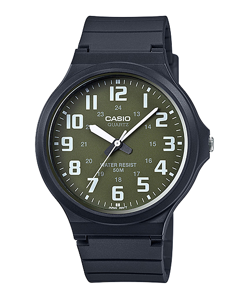 นาฬิกา Casio STANDARD Analog'men รุ่น MW-240-3BV ของแท้ รับประกัน1ปี