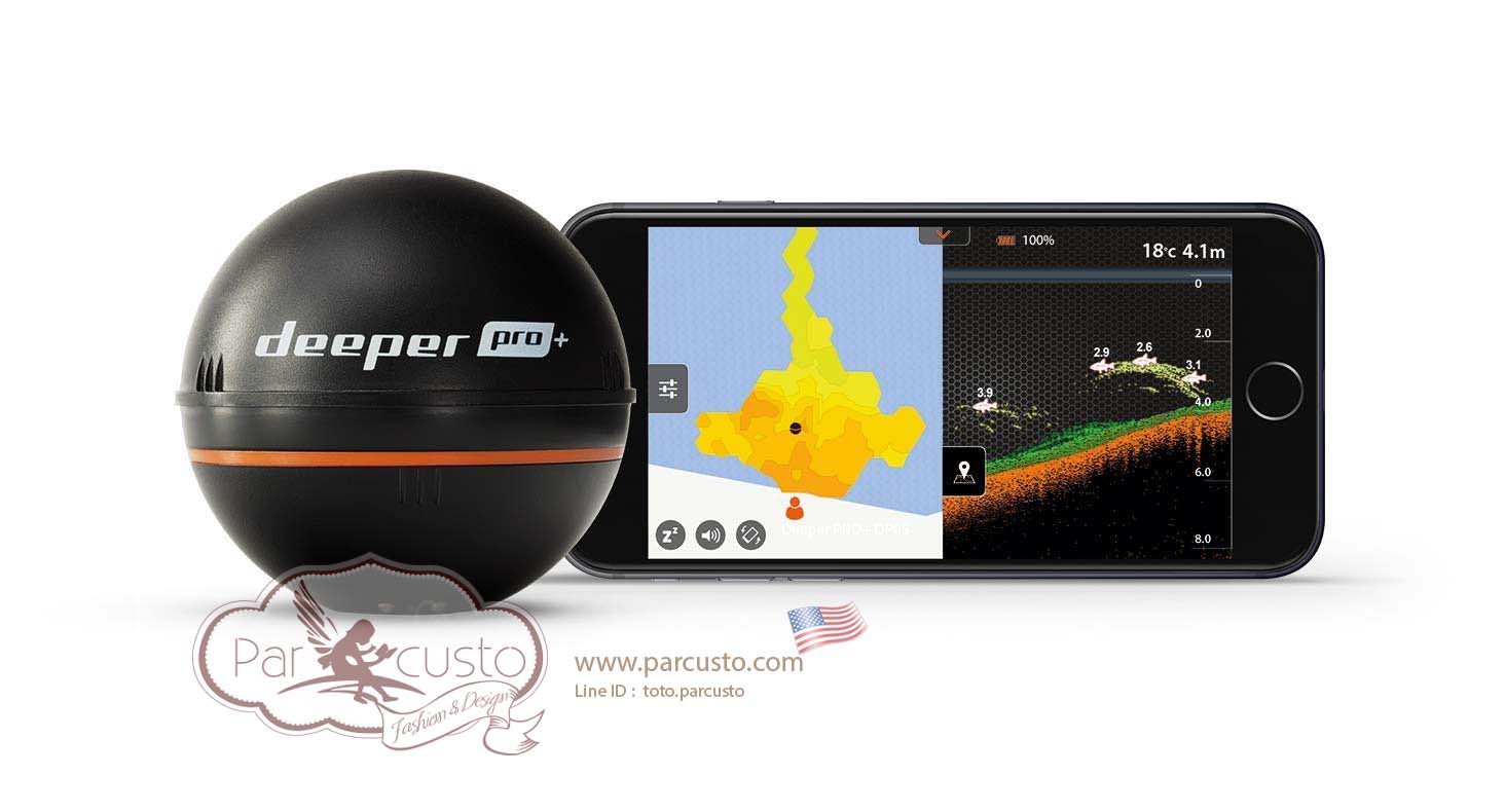 โซน่าจิ๋วอัจฉริยะ Deeper Smart Sonar Pro+ พร้อมอุปกรณ์เสริม [หมด]