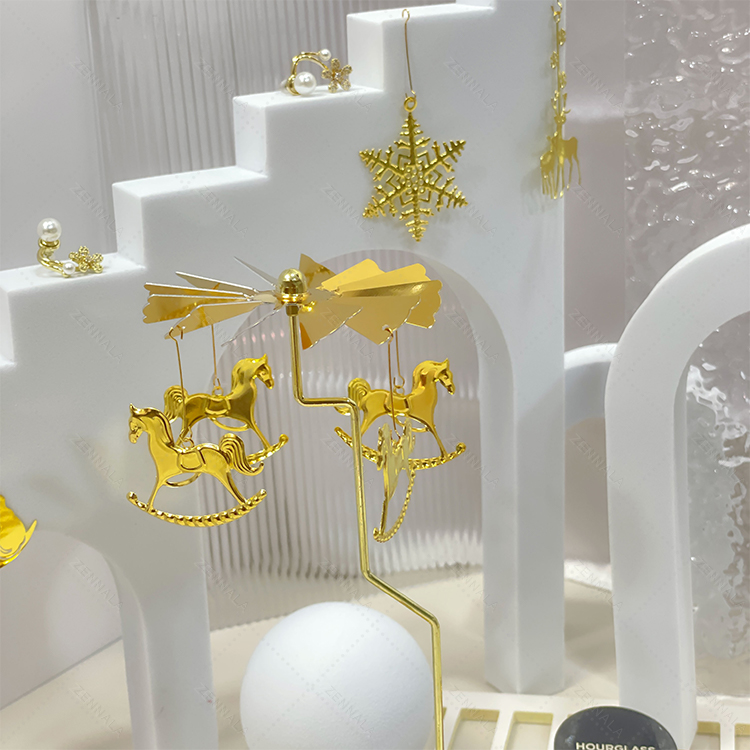 ที่วางเทียนหอม โมบายเชิงเทียน แบบหมุนได้