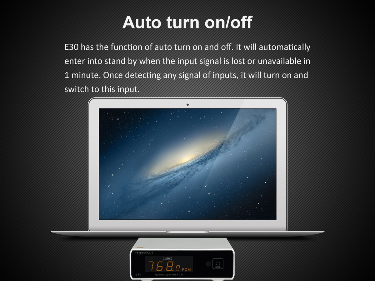 ขาย TOPPING E30 DAC ชิป AK4493 XU208 รองรับ PCM 32bit/768k DSD512
