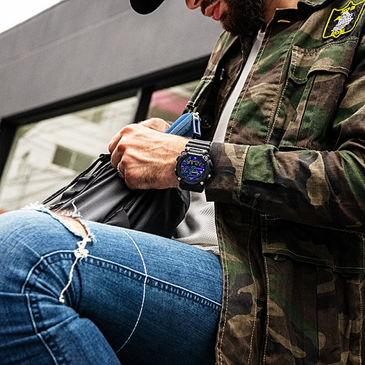 นาฬิกา Casio G-Shock Special Color Virtual Blue series รุ่น GA-900VB-1A ของแท้ รับประกัน1ปี