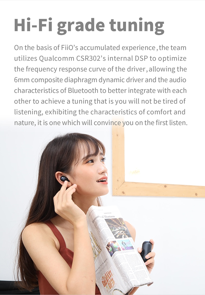 ขาย Jade Audio EW1 หูฟัง True Wireless ชิป Qualcomm รองรับ Bluetooth 5.0 , aptX , cVc8.0 , IPx5