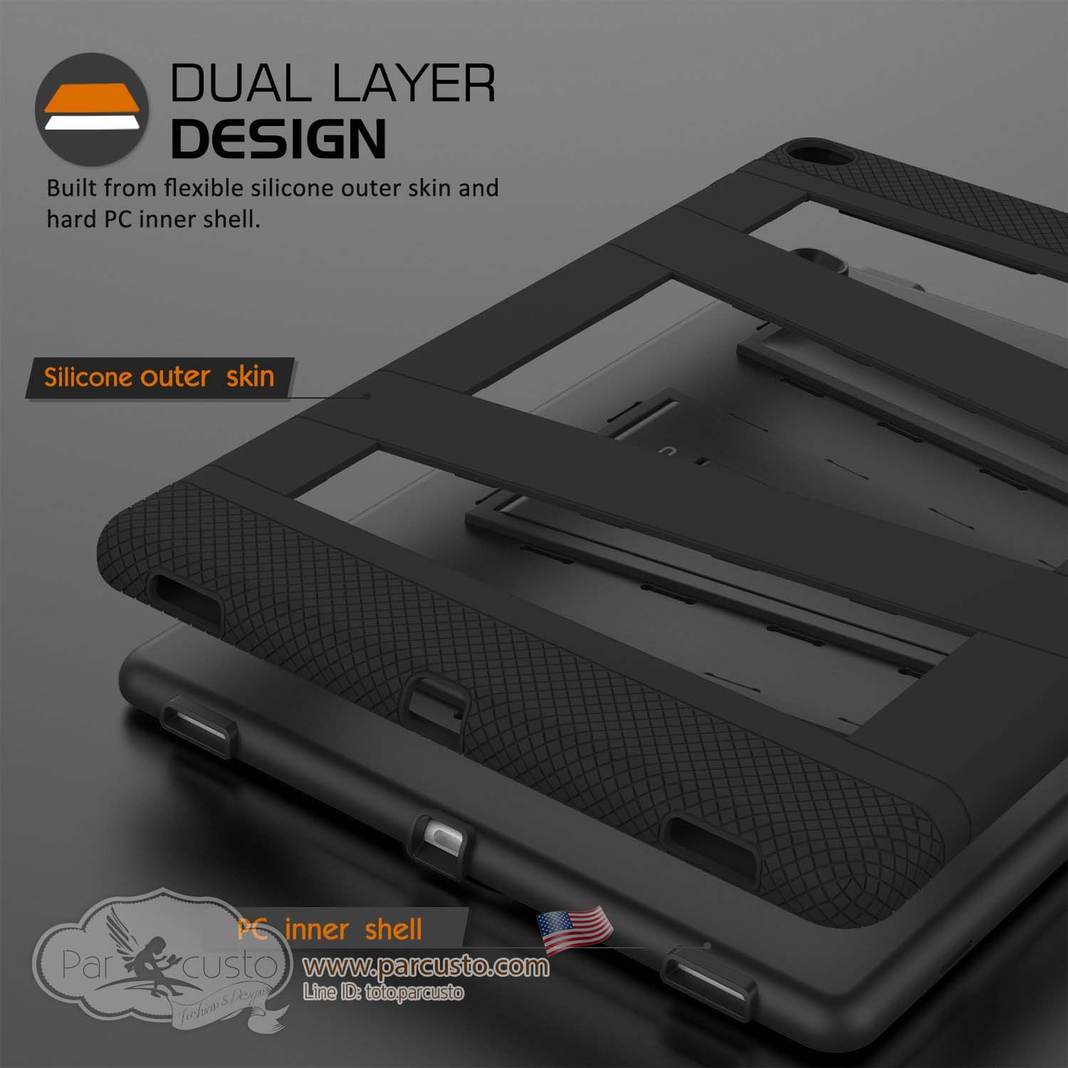 เคสกันกระแทก Apple iPad Pro จาก Moko [Pre-order USA]