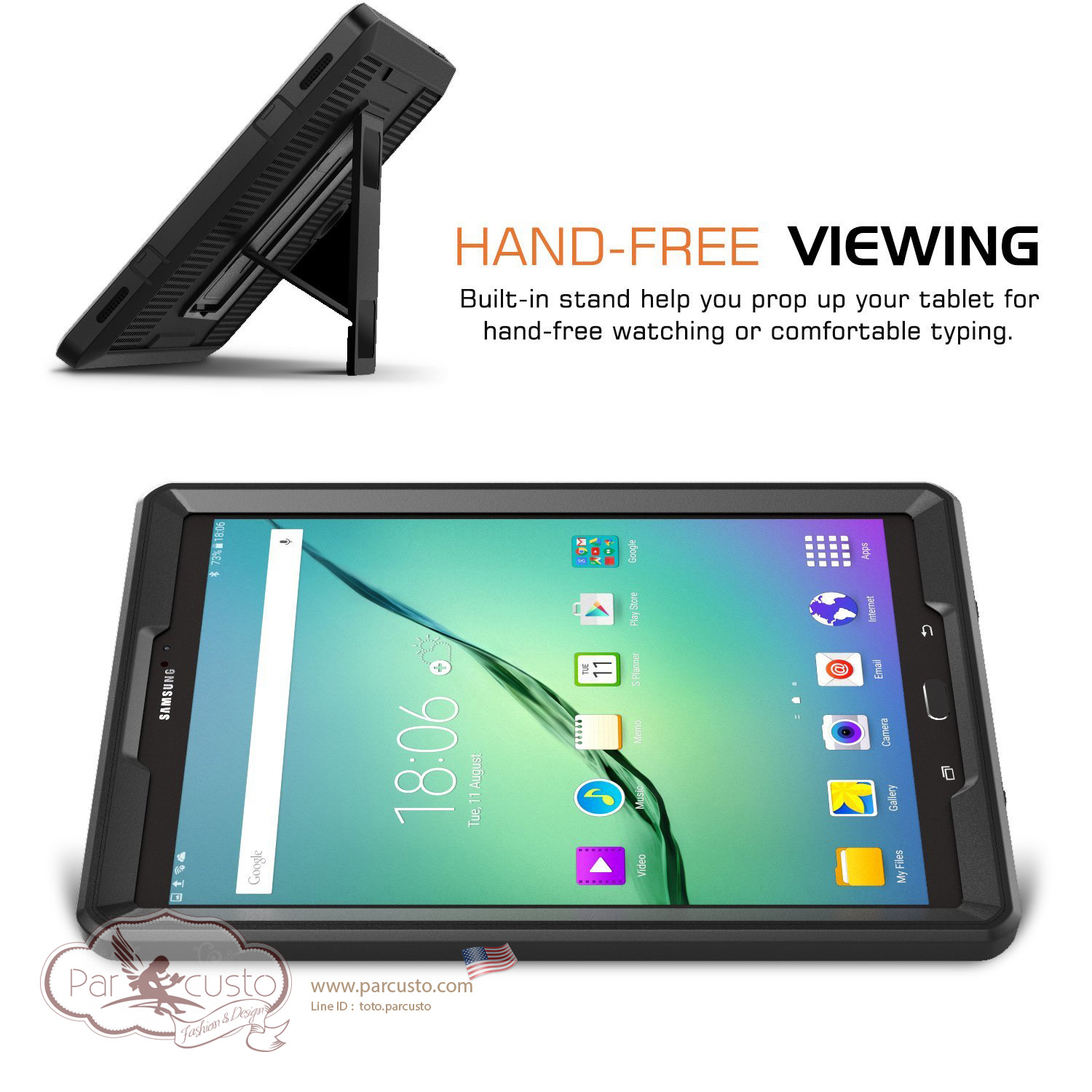 เคสกันกระแทก Galaxy Tab S2 9.7 [Heavy Duty] จาก MoKo [หมด]