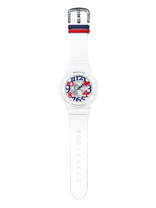 นาฬิกา Casio Baby-G White Tricolor series รุ่น BGA-130TR-7B ของแท้ รับประกัน1ปี