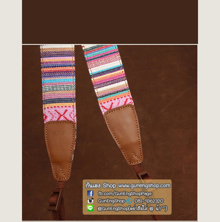 สายคล้องกล้องอินดี้ cam-in Bohemian