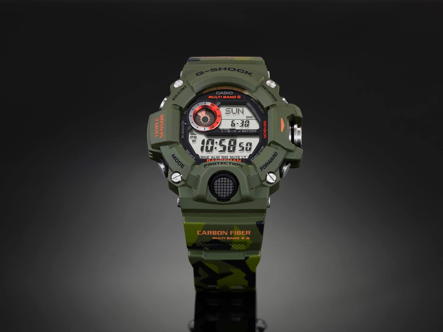 นาฬิกา คาสิโอ Casio G-Shock RANGEMAN Limited รุ่น GW-9400CMJ-3JR แมวลายพราง "Men in CAMOUFLAGE" (่นำเข้า JAPAN)