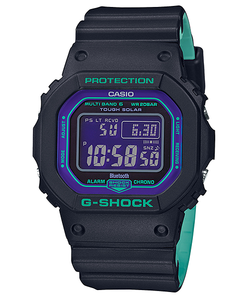 นาฬิกา Casio G-Shock โจ๊กเกอร์ Special color Black & Light Colors series รุ่น GW-B5600BL-1 ของแท้ รับประกัน1ปี