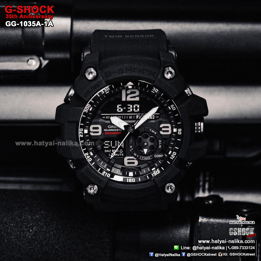 นาฬิกา Casio G-Shock 35th Anniversary Limited Edition BIG BANG BLACK series รุ่น GG-1035A-1A ของแท้ รับประกัน1ปี