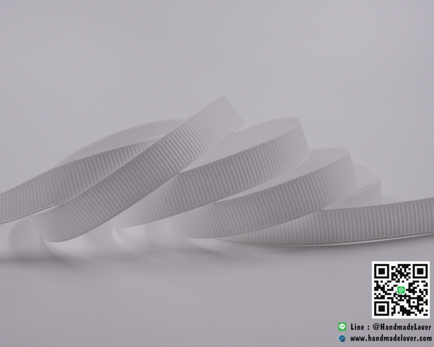 ริบบิ้นผ้าสีขาว (01) [สินค้าหมวดไว้ทุกข์]